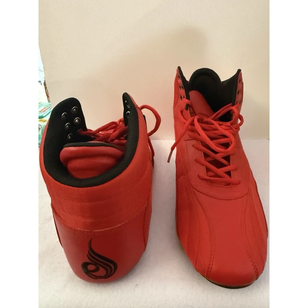 Ryderwear Red High Top Men's Gym Training Shoes Weightlifting US 13 EUR 46 EUC